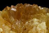 Lustrous Yellow Calcite Crystal Cluster - Fluorescent! #138688-1